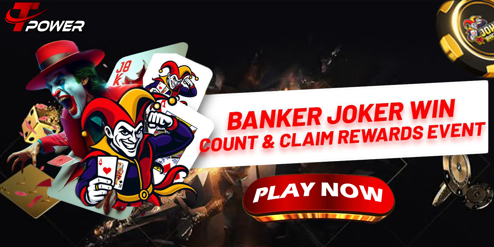TPower JOKER Banker Win Bonus Get up to 15% EXTRA Reward with NO Turnover